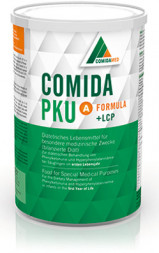 Лечебное питание Comida-PKU А Формула + LCP при заболевании фенилкетонурия 500 гр.