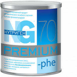 Лечебное питание Нутриген premium 70-phe при заболевании фенилкетонурия 500 гр.