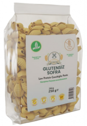 Низкобелковые макароны «Ракушки» Sofra Low-protein Conchiglie Pasta, 250 гр.