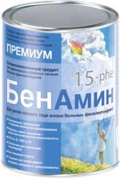 БенАмин 15-phe, Питание при ФКУ, 400 гр.
