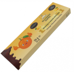 Низкобелковый шоколад со вкусом апельсина Sofra Low-protein Orange Flavored Chocolate, 25 гр.