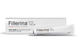 Fillerina 12 Densifying-Filler Night Cream, Восстанавливающий ночной крем для лица Уровень 4, объем 50 мл.