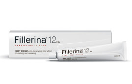 Fillerina 12 Densifying-Filler Night Cream, Восстанавливающий ночной крем для лица Уровень 4, объем 50 мл.