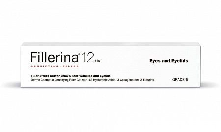 Fillerina 12HA Densifying-Filler Eyes and Eyelids Grade 5, 15 ml. Гель с эффектом филлера для коррекции морщин в области глаз