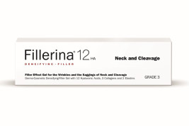 Fillerina 12HA Densifying-Filler Neck and Cleavege Grade 3, 30 ml. Дермо-косметический гель с эффектом филлера для для коррекции морщин в области шеи и декольте