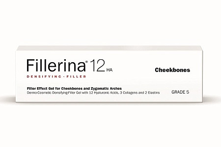 Fillerina 12HA Densifying-Filler Cheekbones Grade 5, 15 ml. Дермо-косметический гель с эффектом филлера для моделирования скул