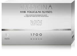 Crescina Hair Follicular Islands Complex 1700 10+10 Woman. Комплекс лосьонов (лосьон для стимуляции роста волос + лосьон против выпадения волос)