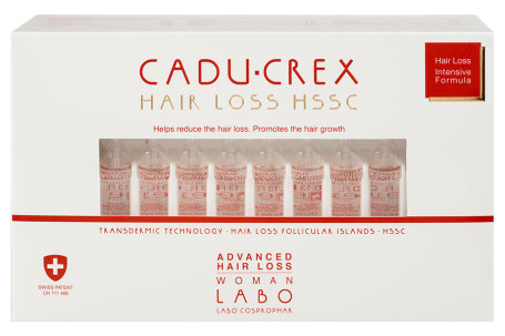 CADU-CREX HSSC Advanced for Woman №20. Кадукрекс против существенного выпадения волос для женщин