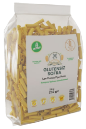 Низкобелковые безглютеновые макароны «Трубочки» Sofra Low-protein Pipe Pasta, 250 гр. SLP507534