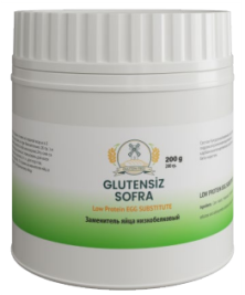 Низкобелковый безглютеновый заменитель яйца Sofra Low-protein Egg Substitute, 200 гр. SLP507244