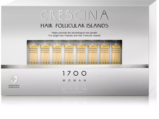 Crescina Hair Follicular Islands Re-Growth 1700 №40 Woman. Кресцина HFI Лосьон для стимуляции роста волос для женщин