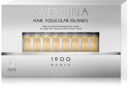 Crescina Hair Follicular Islands Re-Growth 1900 №10 Woman. Кресцина HFI Лосьон для стимуляции роста волос для женщин