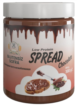 Низкобелковая безглютеновая шоколадная паста Sofra Low-protein Chocolate Spread, 300 гр. SLP507381