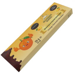 Низкобелковый безглютеновый шоколад со вкусом апельсина Sofra Low-protein Orange Flavored Chocolate, 25 гр. SLP507466