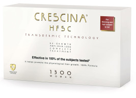 Crescina for Woman 1300 HFSC Transdermic 100% комплекс 10+10. Для возобновления роста и против выпадения волос для женщин