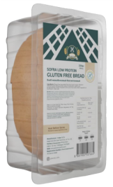 Хлеб безбелковый, безглютеновый Sofra Low-protein Gluten-free White Bread, 250 гр. SFR507664